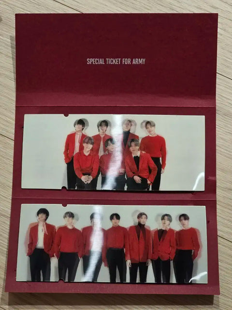 BTS Map of the Soul ON:E Concert Special Lenticular Ticket