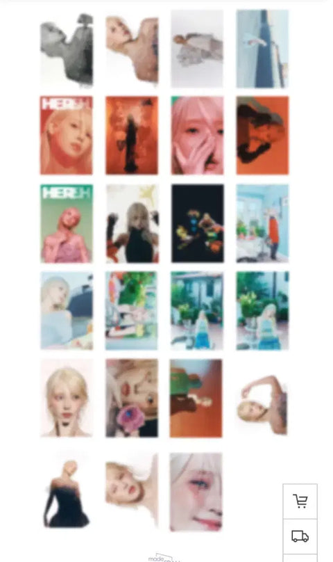 IU Her Concert MD Postcard Book