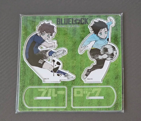 Blue Lock original art acrylic unopened Itoshi brothers Sae Rin chibi