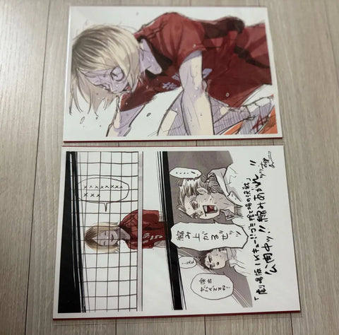 Haikyu!! Movie Visual Board 2 Types + Special Ticket + Bookmark + Nekoma Postcard