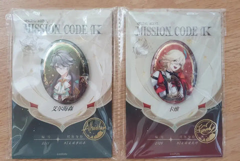 Genshin Impact KFC Collaboration Alhaitham + Kaveh: Badge + Photo Card Set