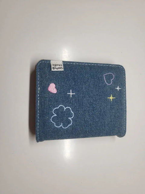 Denim photocard binder