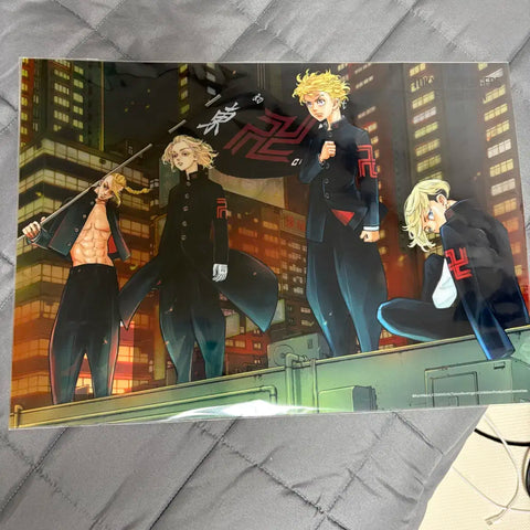 Tokyo Revengers Exhibition Poster Goods Mikey Draken Chifuyu Takemichi