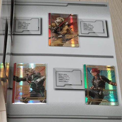 My Hero Academia Original Art Exhibition Admission Benefit Card Set 6 Types: Deku, Shoto, Bakugo, Hawks, etc.