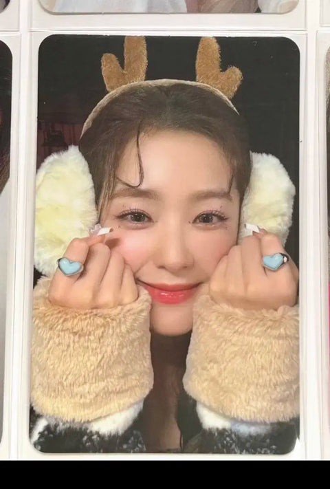 Irene photocard 2022 Christmas trading card random pack benefit unreleased photo Red Velvet signed