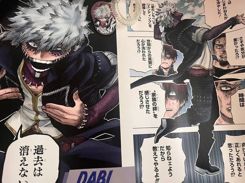My Hero Academia Dabi Poster Collection + Keychain