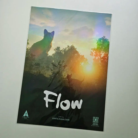 Flow, Sunset Attribute Poster