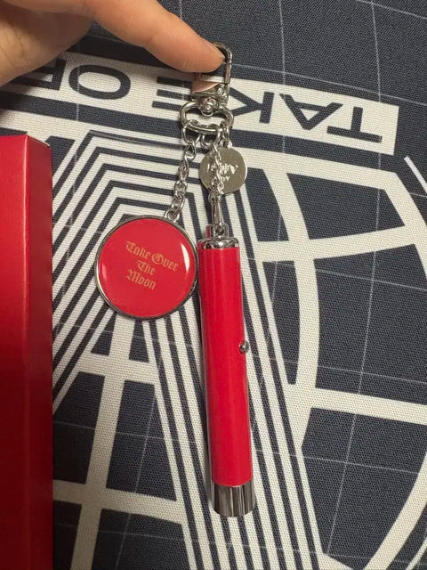 WayV TEN ten beam projector keyring take over the moon.