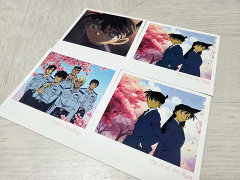 Detective Conan Pop-up Cherry Blossom Polaroid Kyungdongjo Police Academy ShinRan Shinichi