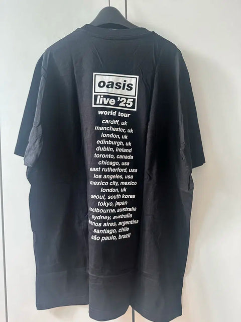 Oasis T-shirt 2025 Tour Official Merchandise