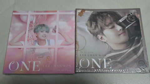 New (Unused) Lee Chan-won 1st Album "One" 2 Copies Bundle