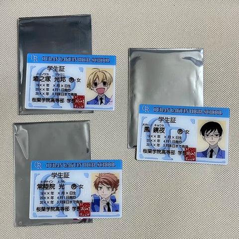 Ouran High School Host Club Student ID Hani Kyouya Hikaru