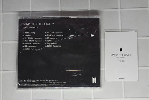 BTS Map of the Soul 7 Japan Jungkook Photocard + CD BTS JAPAN