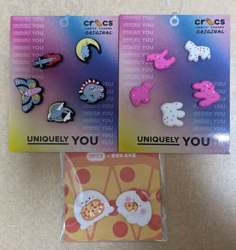Authentic Crocs Jibbitz, sold as a set
