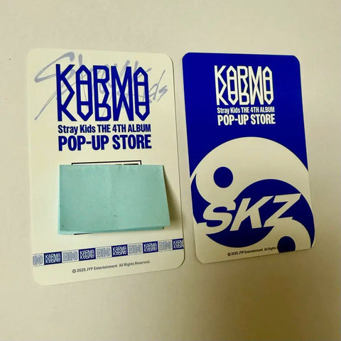 Batch) Stray Kids Lee Know KARMA Pop-up QR & Luck Draw, KARMA Pop-up QR