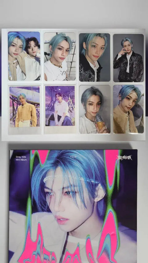 Stray Kids Felix Devil Rock Postcard Album Photocard Album Photo Yongbok Karma
