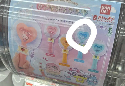 Cinnamoroll acrylic plate, Sanrio cheering stick (upper part only) gacha