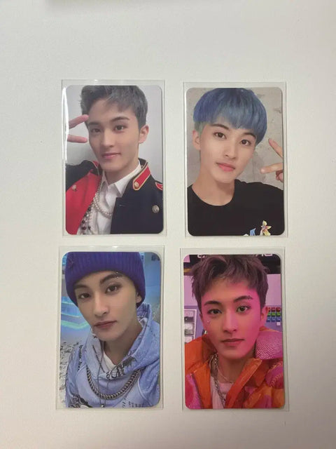 Mark photocard bundle, first album, Ice, Glitch, Sanrio