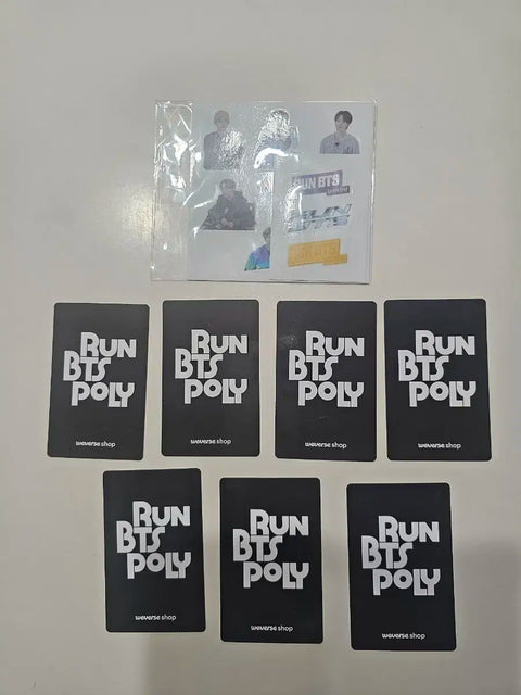 Run BTS RUN BTS POLY Event Photocard 7pcs + Sticker