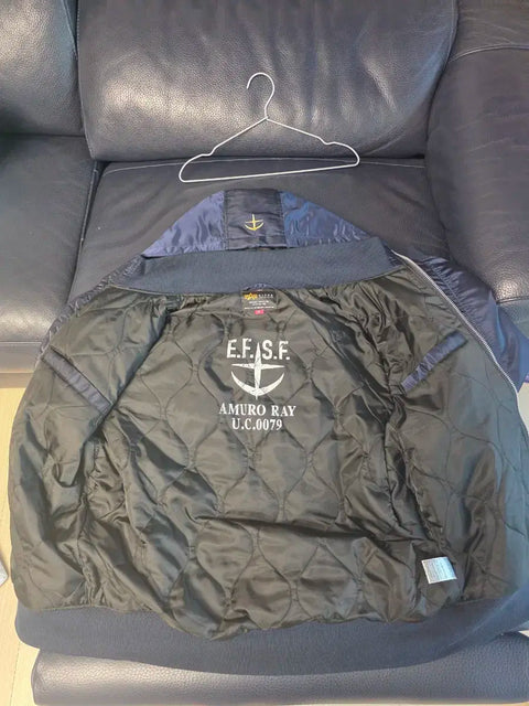 STRICT-G Alpha Industries Mobile Suit Gundam Flight Jacket