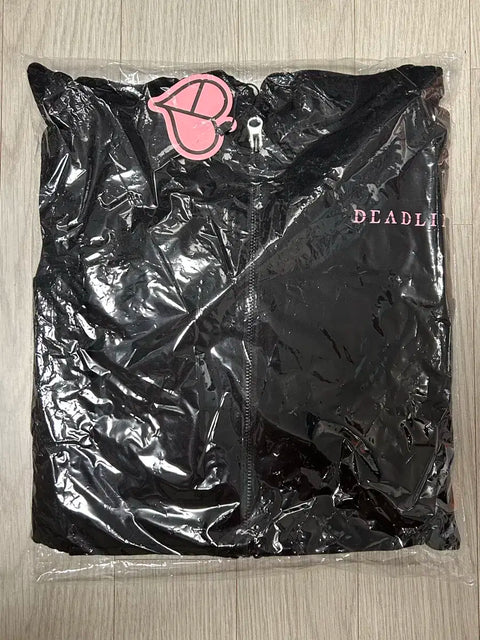 Blackpink Deadline Hoodie Zip-Up Black L