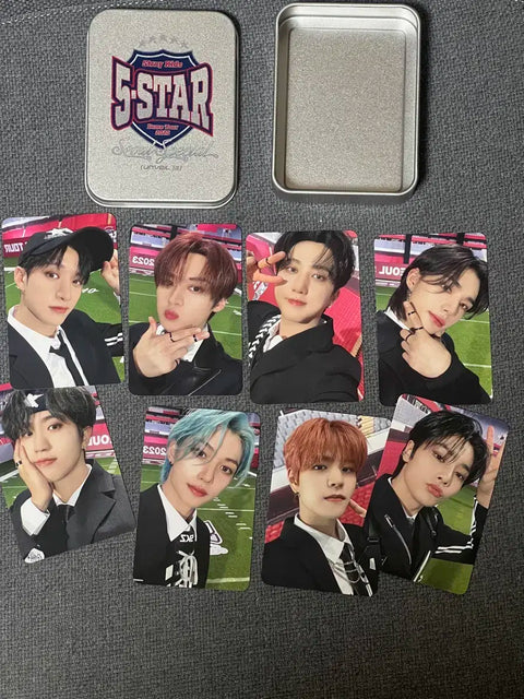 Stray Kids 5-Star Dome Tour Tin Case Photocards Full Set