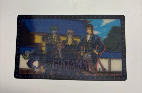 Gintama 20th Anniversary Pop-up Kagura Photocard Set + Shinsengumi Hologram Sticker