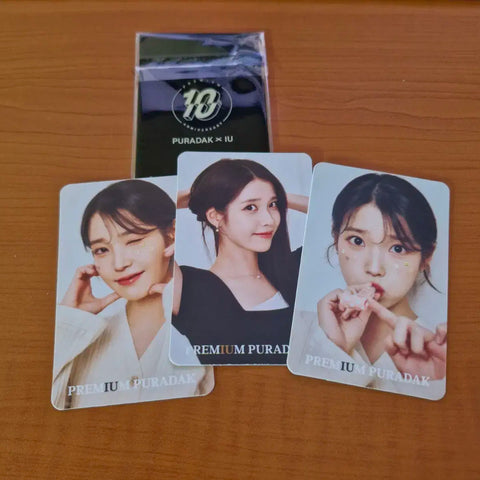 IU Photocard CNP Cha&Park Pepsi Puradak Poca Bundle