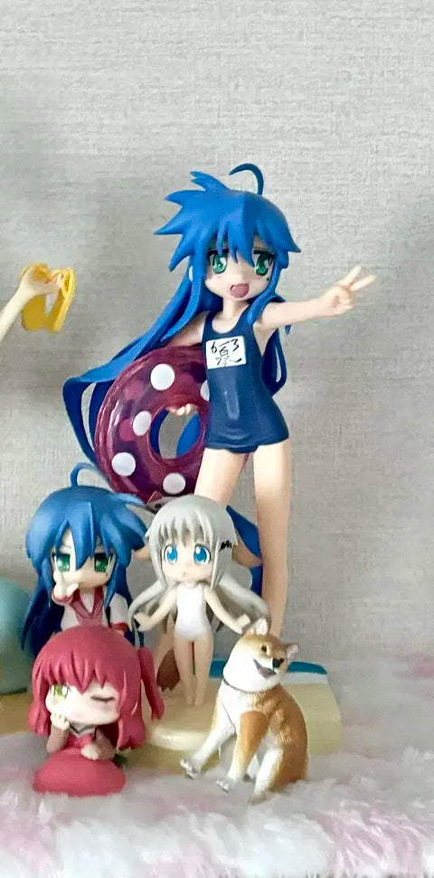 Lucky Star Lucky Star Izumi Konata Classic Bishoujo Figure School Swimsuit