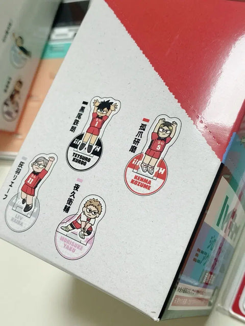 Haikyu Nekoma Match Jirori Acrylic Stand Set Kuroo Kenma Loft