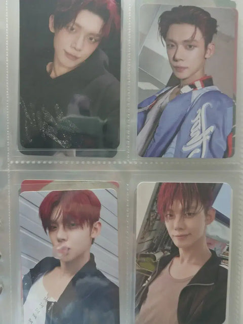 Selling TXT photocards.
