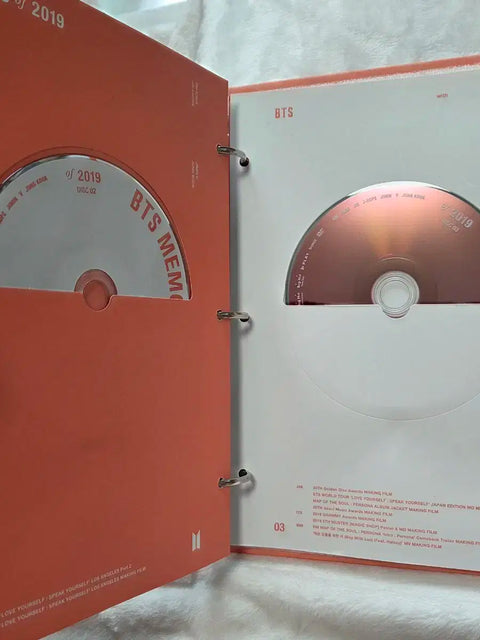 BTS Bangtan Boys 2019 Memories DVD transfer