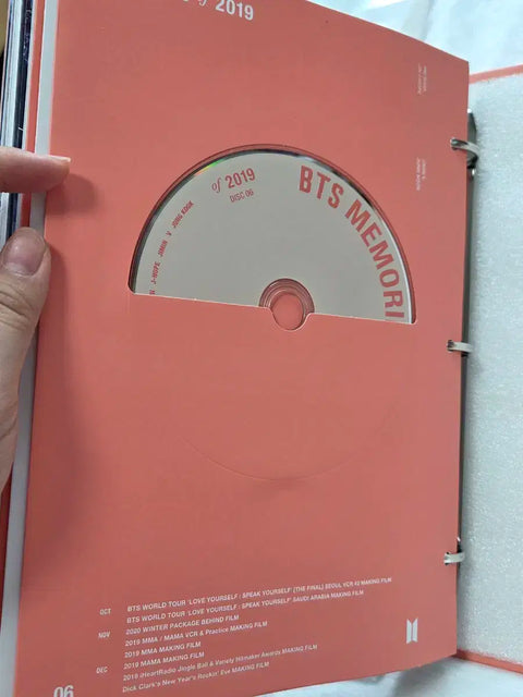 BTS Bangtan Boys 2019 Memories DVD transfer