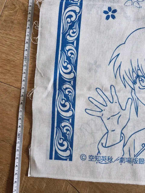 Gintama Yorozuya Gintoki Kagura Shinpachi Tenugui Cotton Poster