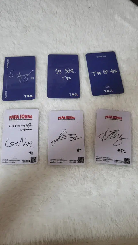 IVE photocard 6-piece set