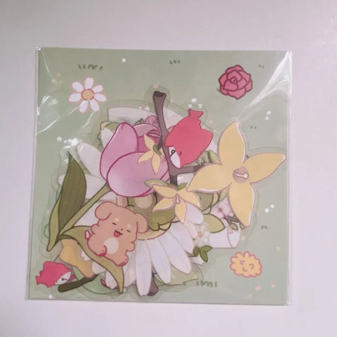 Sleepground Pixelly Spring Goods Big Sticker Set