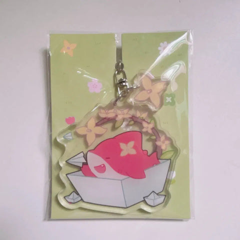 Sleepground Pixelly Spring Goods Acrylic Keychain Lader