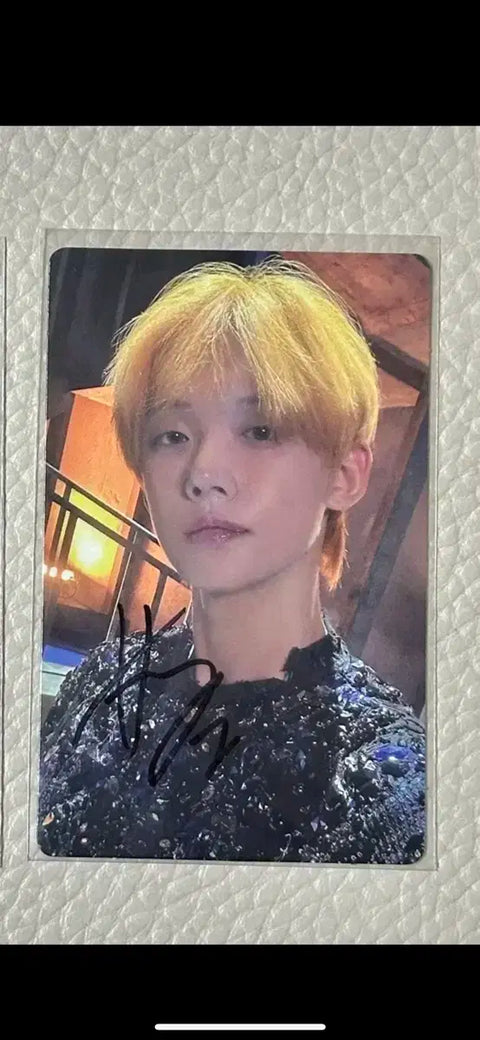 TXT Yeonjun Premicon Meet & Sign Photocard