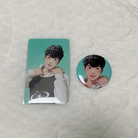 PLAVE xblush Hamin photocard + badge