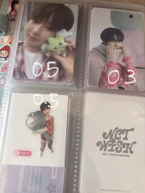 NCT Wish Sion Riku Yuushi Sakuya Trading Card WTS Wish