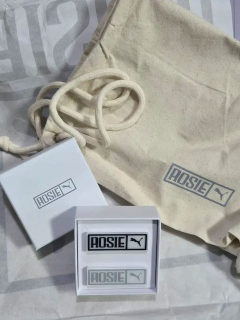 Rosé Puma name tag dust bag