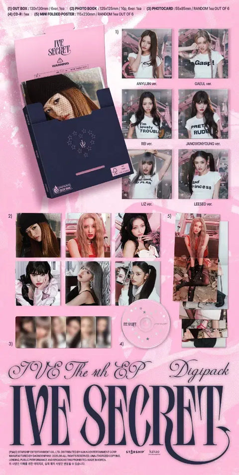 IVE Secret Album Digipack Rei