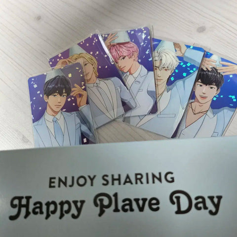 PLAVE 2nd Anniversary 50,000 Won Photocard Set + Krispy Kreme Doughnut Collaboration Poster