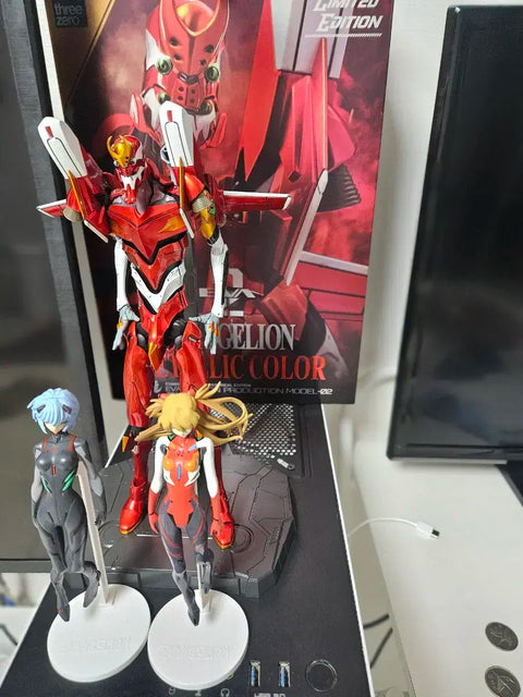 Evangelion Rei Asuka Figure Exhibition Threezero Unit-02 Metallic