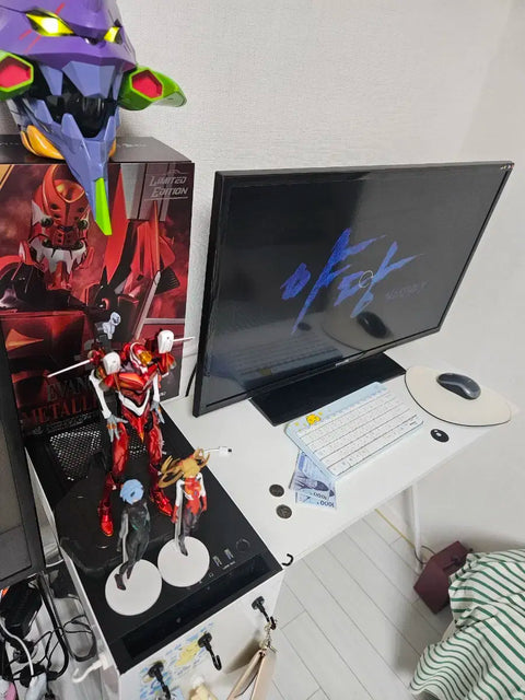 Evangelion Rei Asuka Figure Exhibition Threezero Unit-02 Metallic