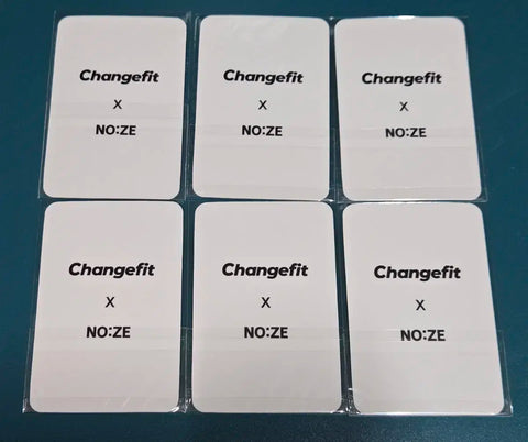 Noze Changefit photocard full set + extras