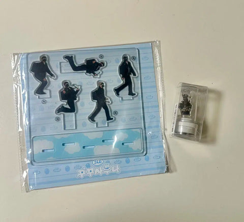 Jungkook Kkukku Sauna Pop-up Acrylic Stand + Acrylic Stamp