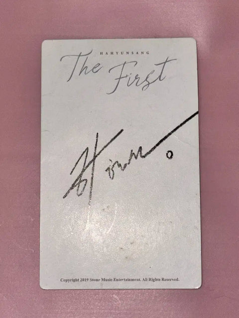 Ha Hyun-sang's First Fan Meeting Photocard