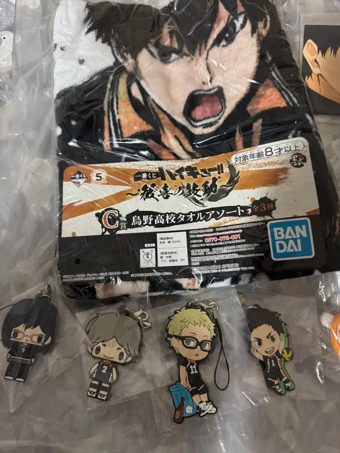 Haikyuu Karasuno Kageyama Hinata Included Goods Bundle