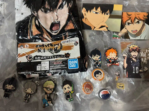 Haikyuu Karasuno Kageyama Hinata Included Goods Bundle